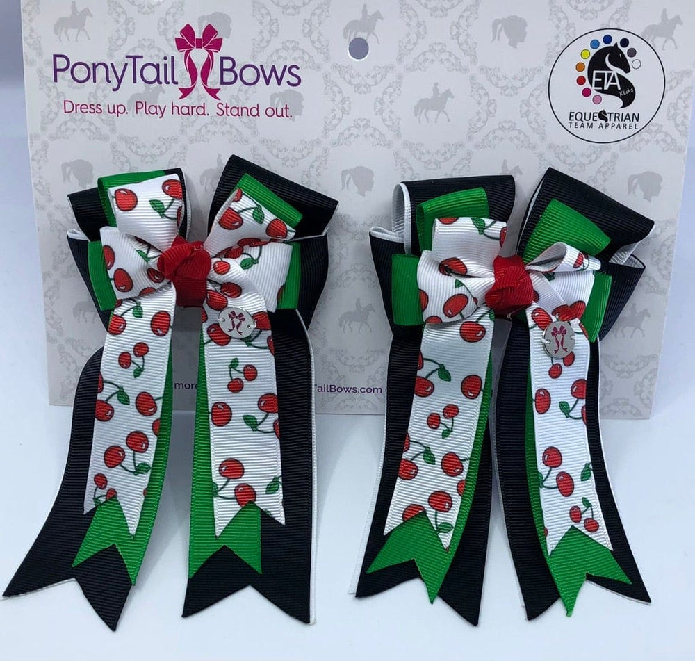 Berry Cherry PonyTail Bows