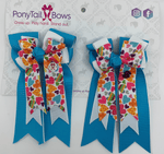 Pony Tail Bows- Hearts in the Sky