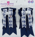 PonyTail Bows- Dazzle Anchors