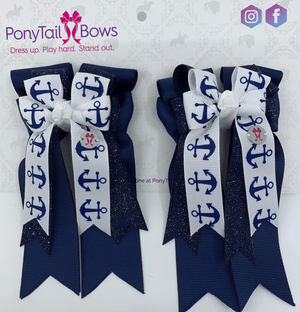 PonyTail Bows 3" Tails PonyTail Bows- Dazzle Anchors equestrian team apparel online tack store mobile tack store custom farm apparel custom show stable clothing equestrian lifestyle horse show clothing riding clothes PonyTail Bows | Equestrian Hair Accessories horses equestrian tack store