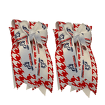 PF Red Houndstooth Show Bows