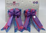 Under the Sea- Purple/Pink PonyTail Bows