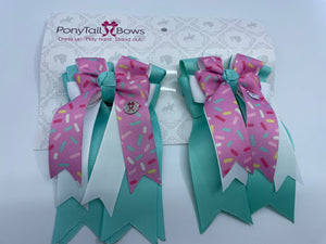 PonyTail Bows 3" Tails Sprinkles PonyTail Bows equestrian team apparel online tack store mobile tack store custom farm apparel custom show stable clothing equestrian lifestyle horse show clothing riding clothes PonyTail Bows | Equestrian Hair Accessories horses equestrian tack store