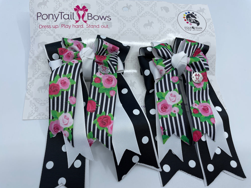 Channel Roses PonyTail Bows