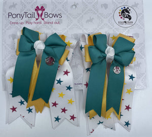 PonyTail Bows 3" Tails Star Cheer PonyTail Bows equestrian team apparel online tack store mobile tack store custom farm apparel custom show stable clothing equestrian lifestyle horse show clothing riding clothes PonyTail Bows | Equestrian Hair Accessories horses equestrian tack store?id=28085387591846