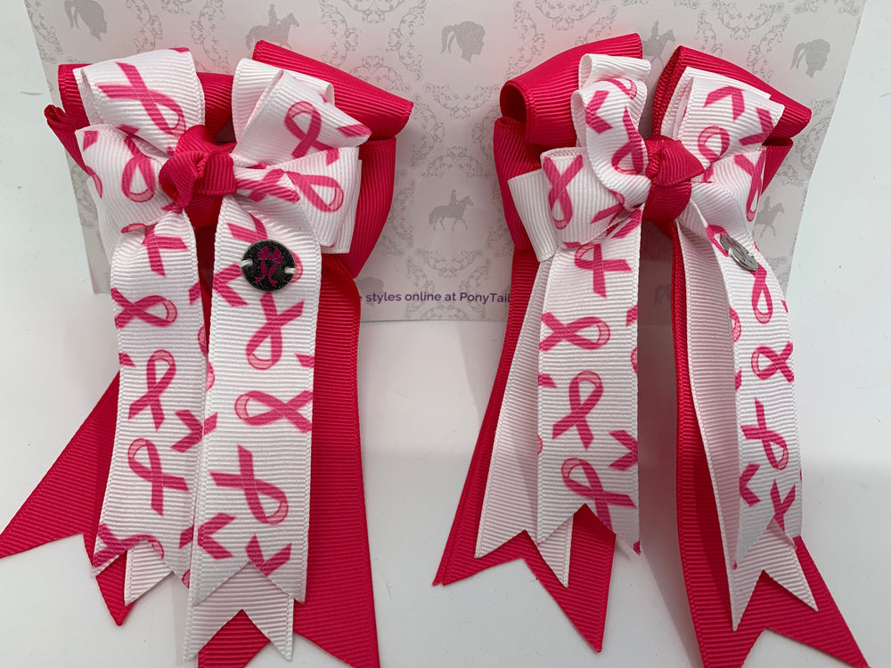 PonyTail Bows- Ride for the Cure