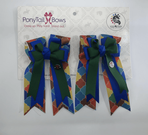 PonyTail Bows 3" Tails Color Pattern Base PonyTail Bows equestrian team apparel online tack store mobile tack store custom farm apparel custom show stable clothing equestrian lifestyle horse show clothing riding clothes PonyTail Bows | Equestrian Hair Accessories horses equestrian tack store?id=22578300256422