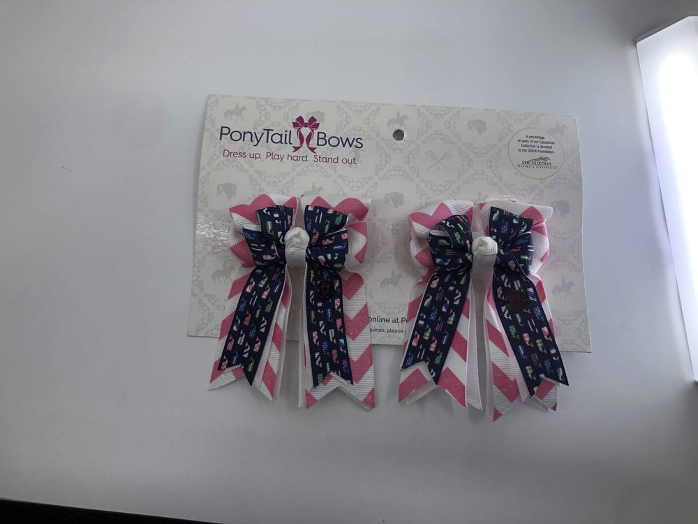 Southern Whale PonyTail Bows