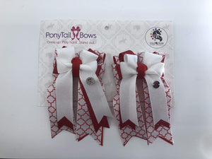 PonyTail Bows 3" Tails Sparkle RedHoneycomb PonyTail Bows equestrian team apparel online tack store mobile tack store custom farm apparel custom show stable clothing equestrian lifestyle horse show clothing riding clothes PonyTail Bows | Equestrian Hair Accessories horses equestrian tack store?id=22577459462310