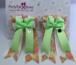 Citrus-Mint PonyTail Bows