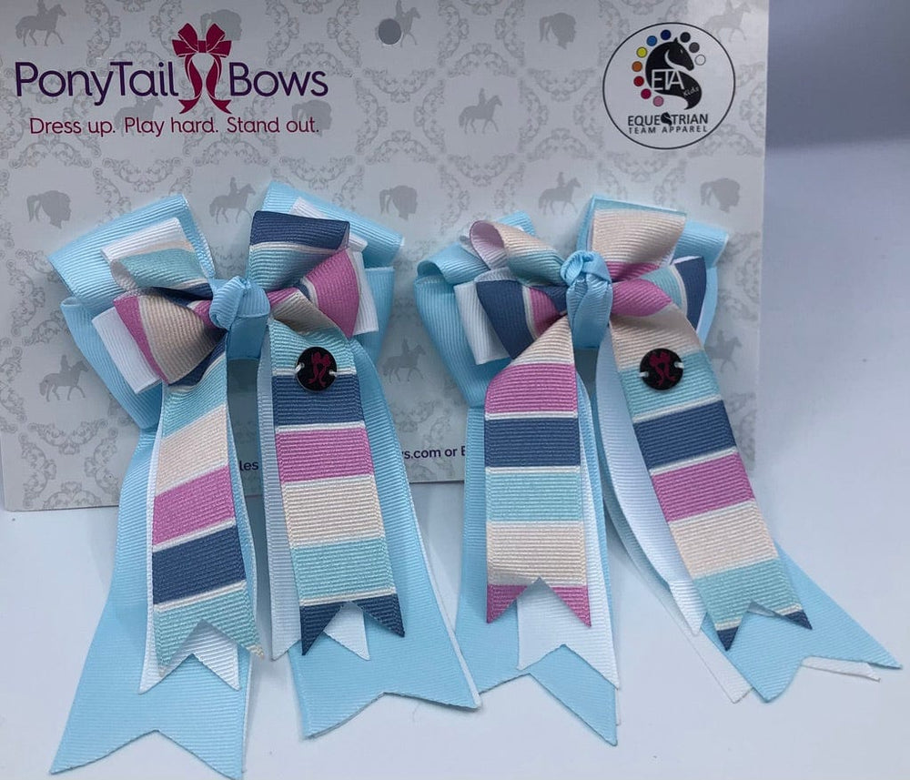 PonyTail Bows 3" Tails Cool Shades Baby PonyTail Bows equestrian team apparel online tack store mobile tack store custom farm apparel custom show stable clothing equestrian lifestyle horse show clothing riding clothes PonyTail Bows | Equestrian Hair Accessories horses equestrian tack store